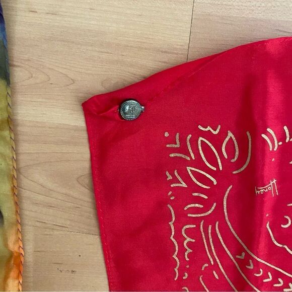 Silk Scarf Lot 3 Three Scarves Vintage - Picture 7 of 11